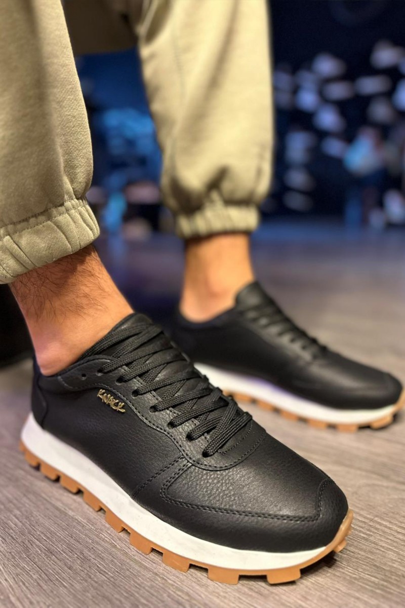 Erkek Sneaker - Siyah Beyaz - 002