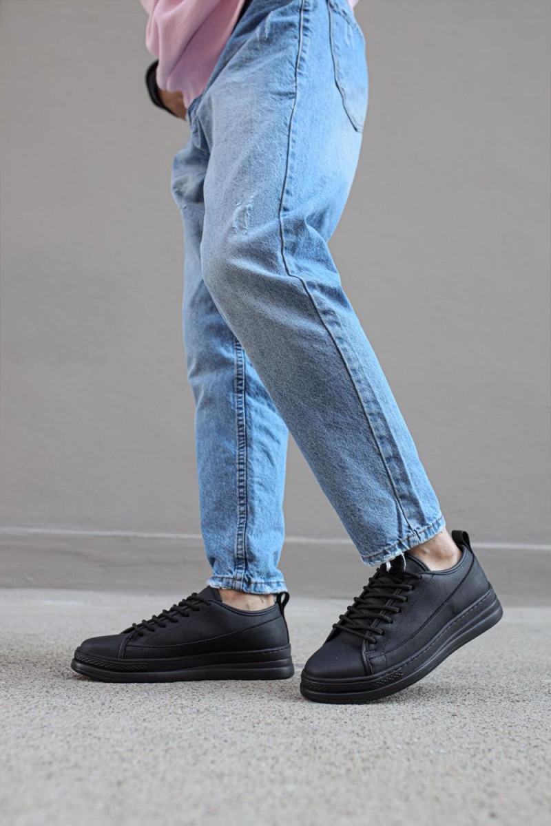 Erkek Sneaker - Siyah - 010