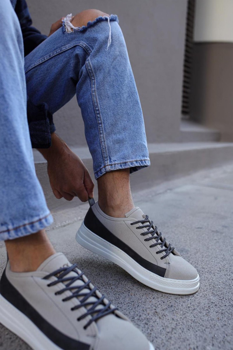 Erkek Sneaker - Gri - 010