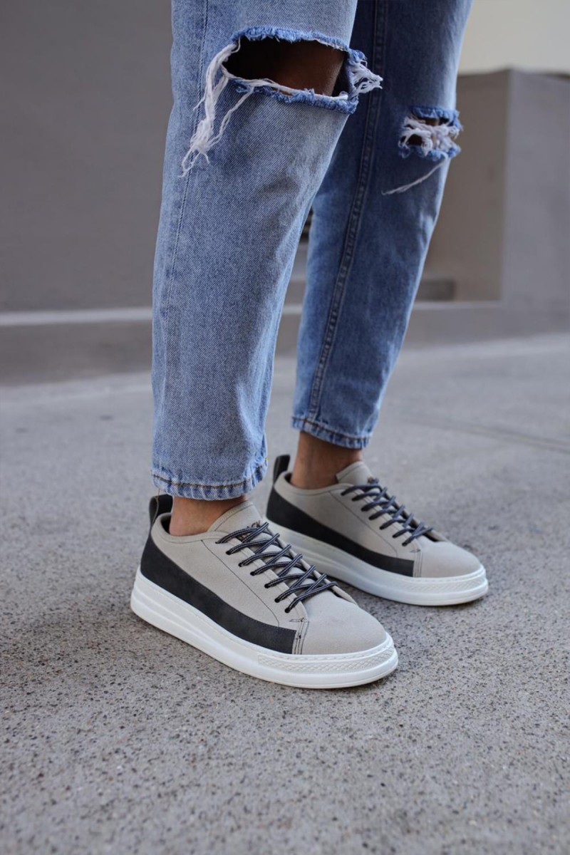 Erkek Sneaker - Gri - 010
