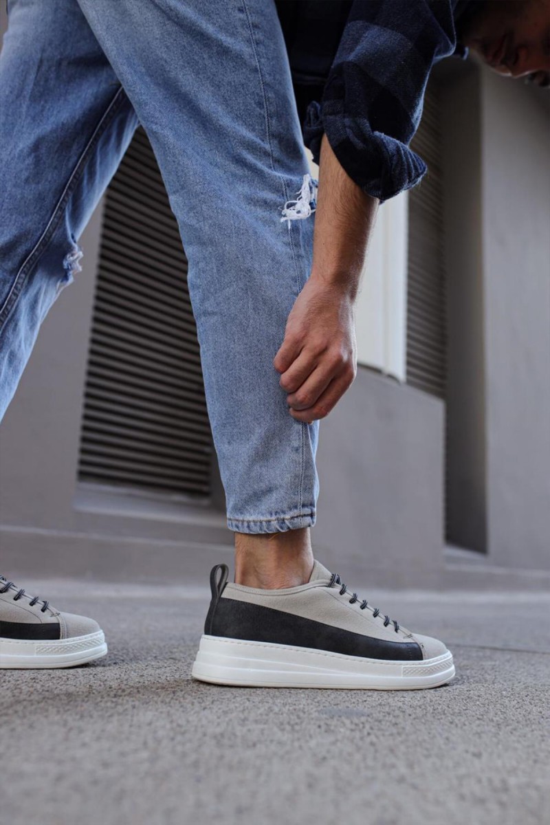 Erkek Sneaker - Gri - 010