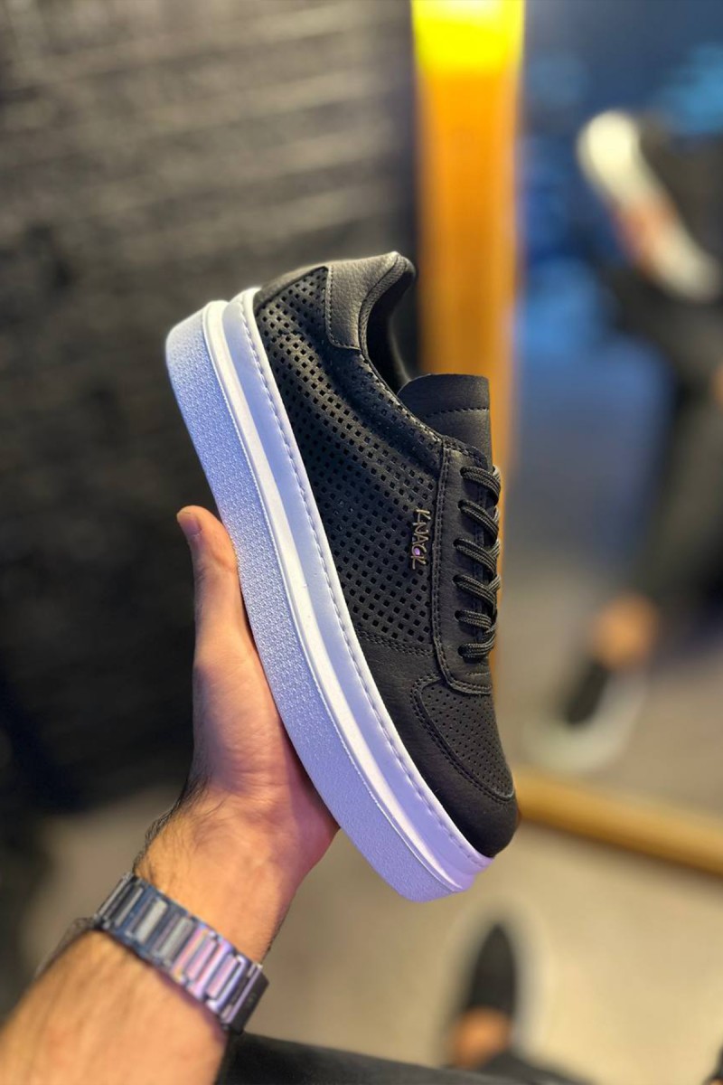 Erkek Günlük Ayakkabı - Siyah Beyaz - 013