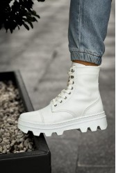Mens Boots - White - 023
