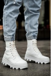 Mens Boots - White - 023