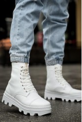 Mens Boots - White - 023