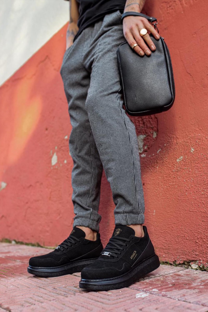 Erkek Sneaker - Siyah Süet - 040