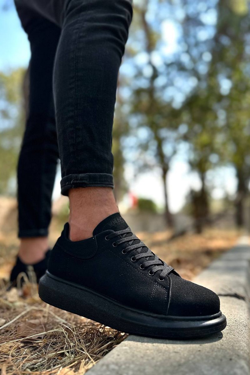 Erkek Sneaker - Siyah Süet - 044