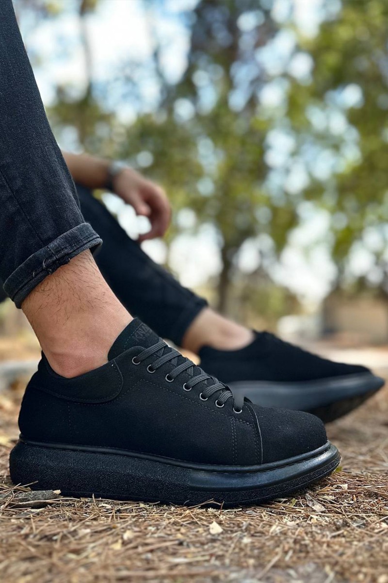 Erkek Sneaker - Siyah Süet - 044