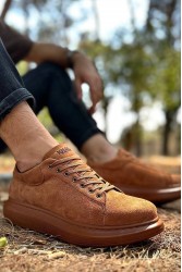 Erkek Sneaker - Taba Süet - 044