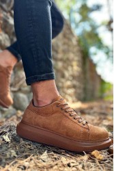 Erkek Sneaker - Taba Süet - 044