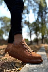 Erkek Sneaker - Taba Süet - 044