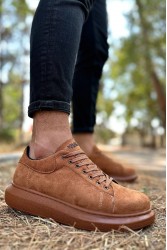 Erkek Sneaker - Taba Süet - 044