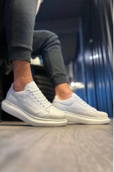Erkek Sneaker - Beyaz Kapitone - 044