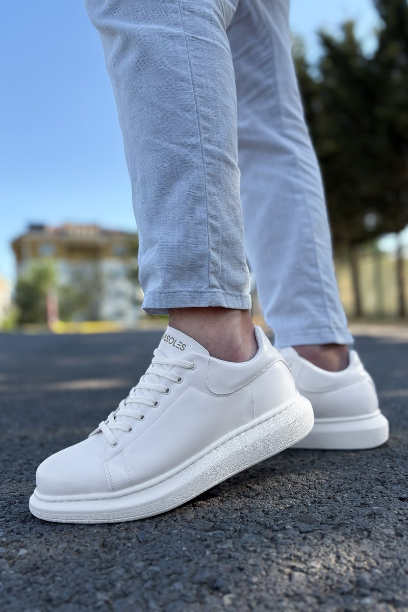 Mens Sneakers - White - 044