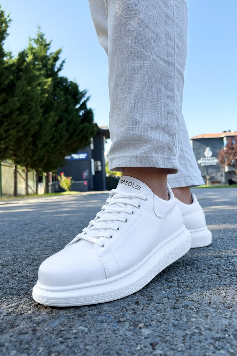 Mens Sneakers - White - 044