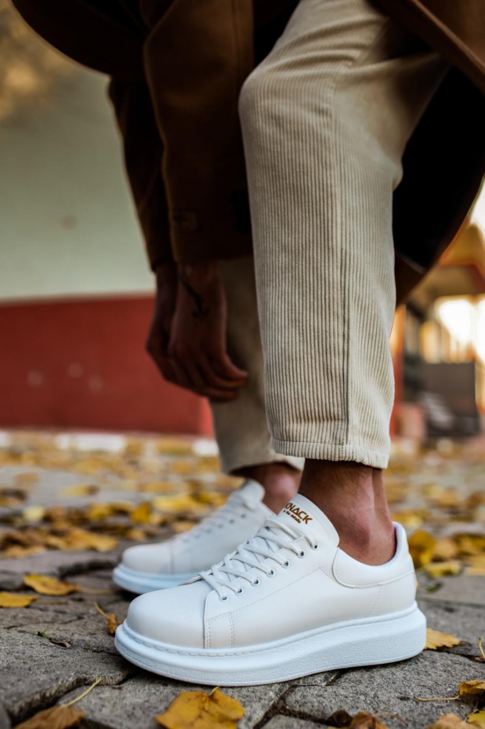 Erkek Sneaker - Beyaz - 044