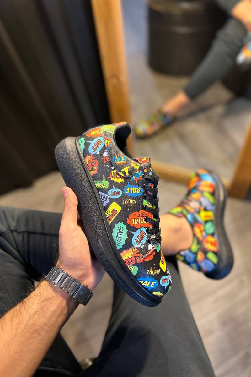 Erkek Sneaker - Siyah - 046 - 2