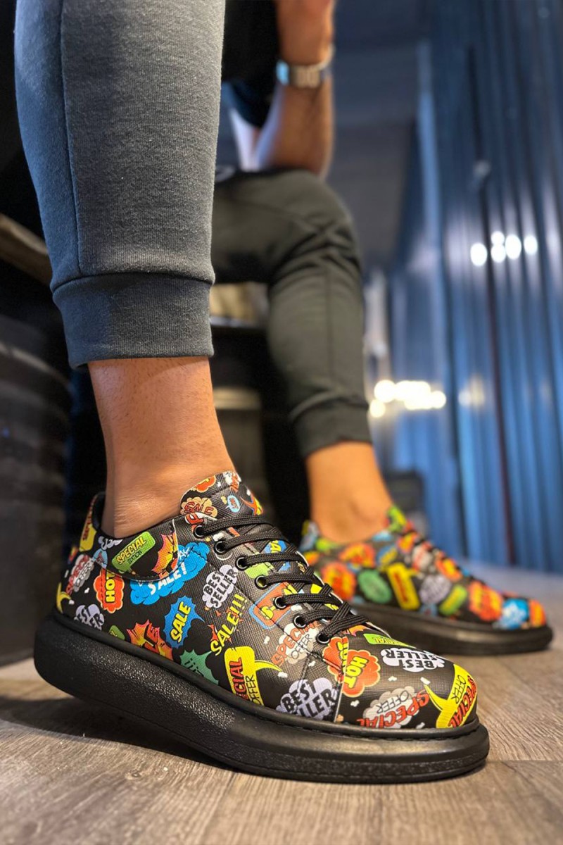 Erkek Sneaker - Siyah - 046 - 2
