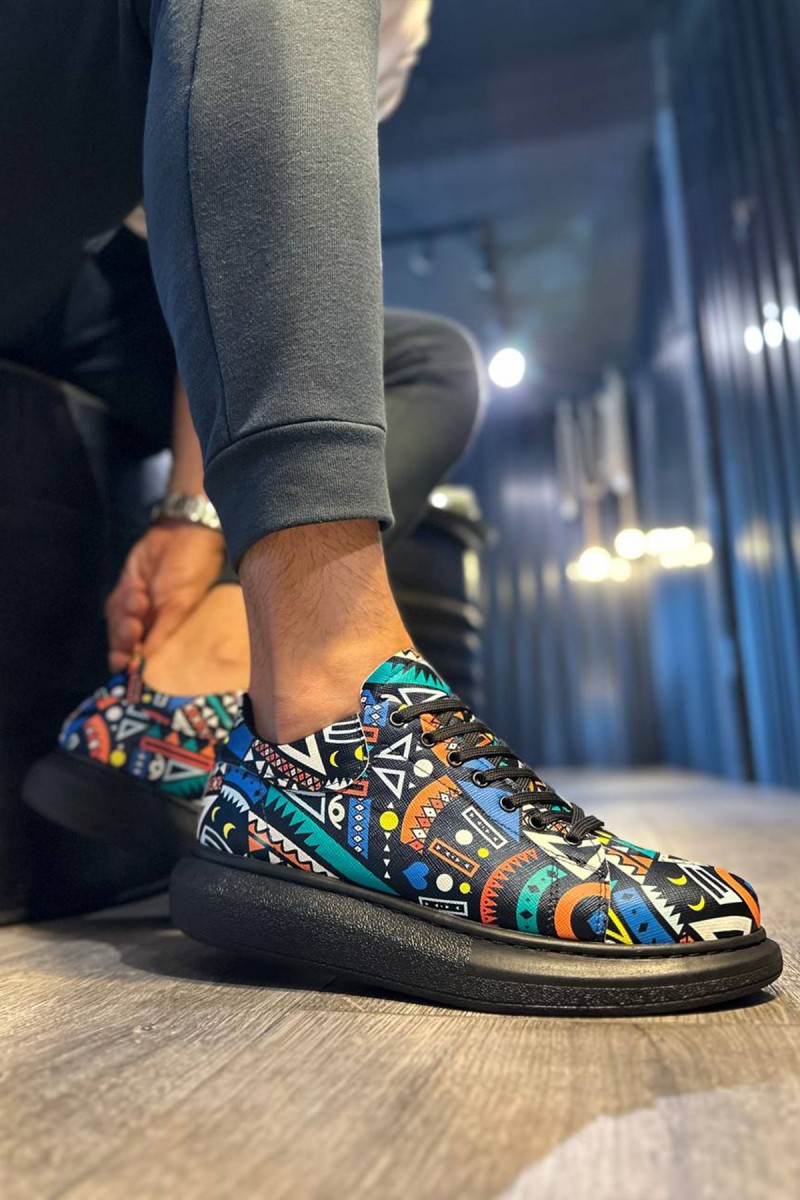 Erkek Sneaker - Siyah - 046