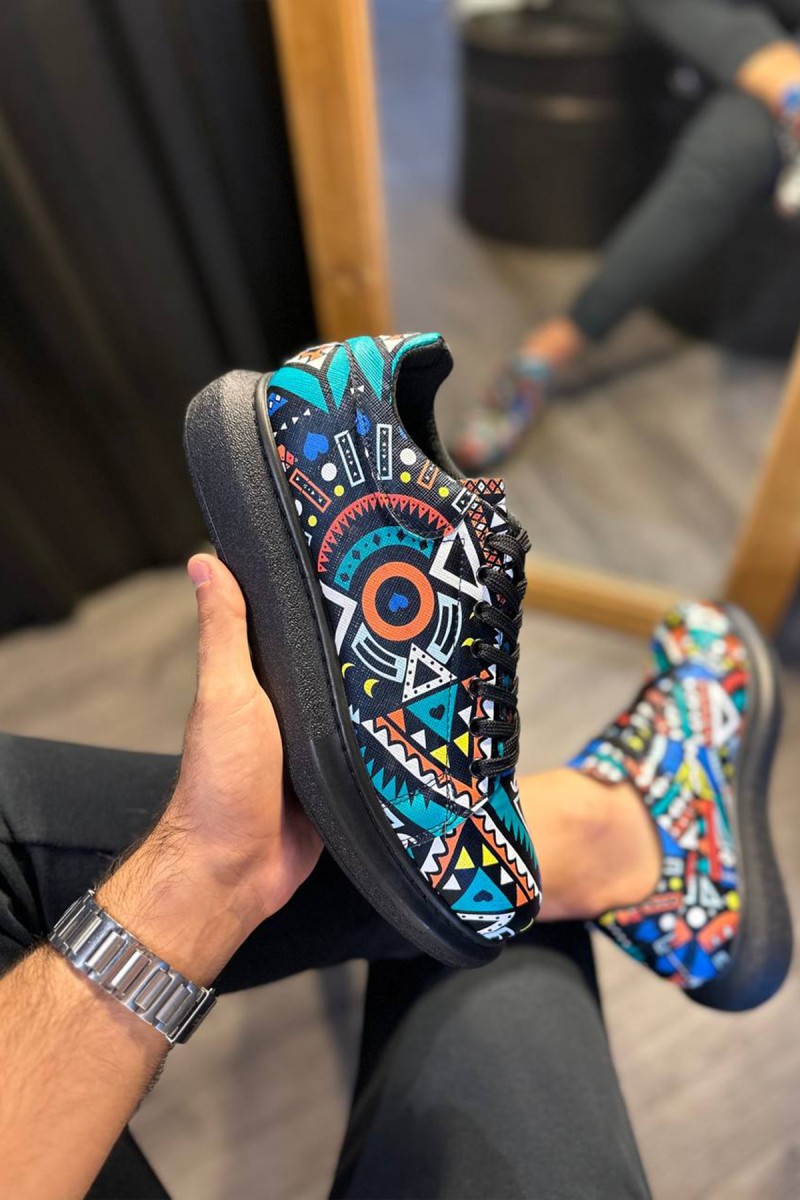 Erkek Sneaker - Siyah - 046