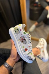 Erkek Sneaker - Beyaz Kurukafa - 046