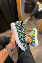 Erkek Sneaker - Sarı - 046