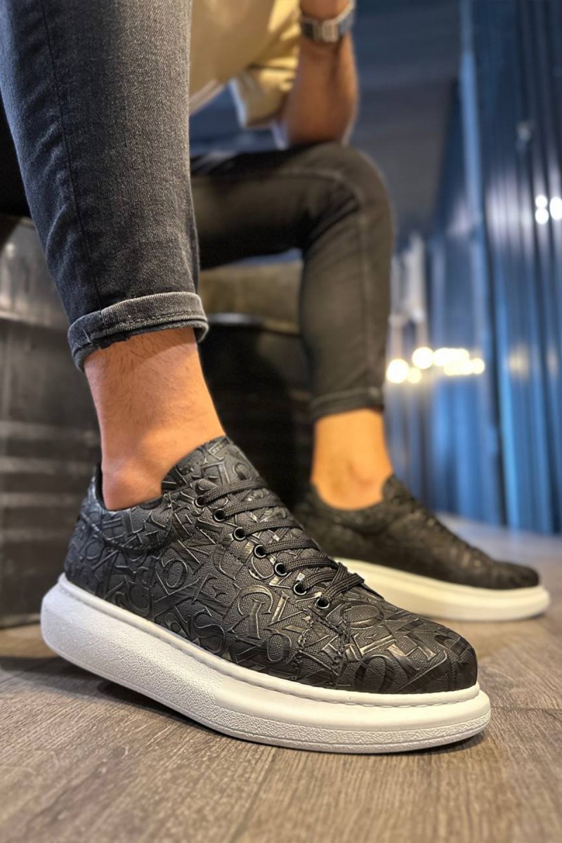Erkek Sneaker - Siyah Beyaz - 047