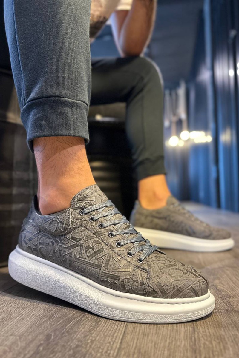 Erkek Sneaker - Gri - 047