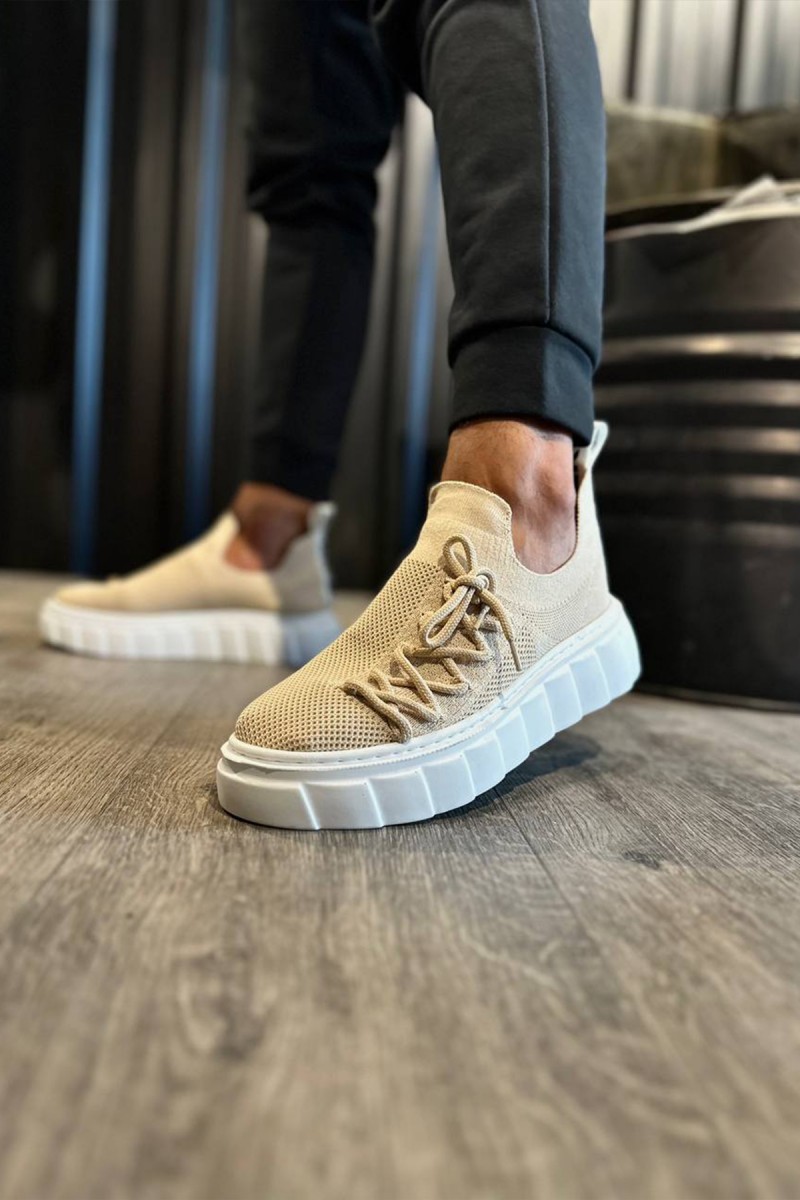 Erkek Sneaker - Bej - 1025