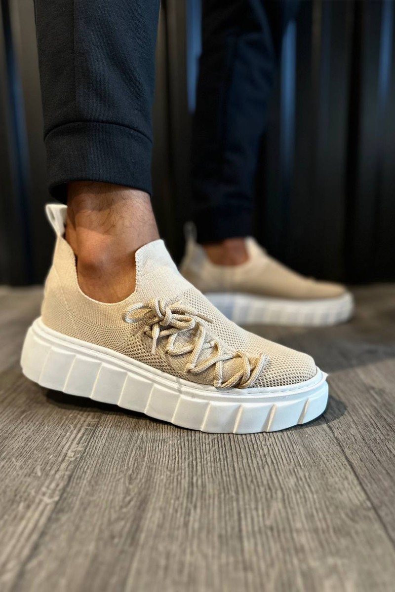 Erkek Sneaker - Bej - 1025