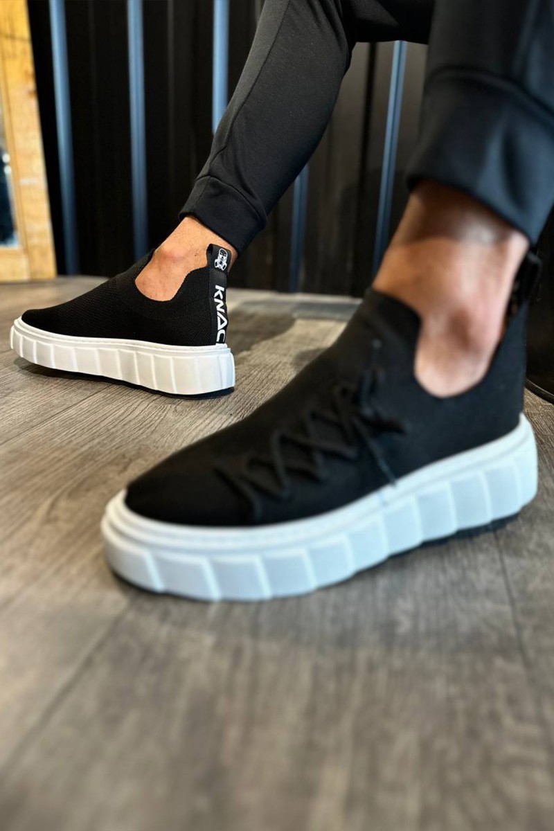 Erkek Sneaker - Siyah Beyaz - 1025