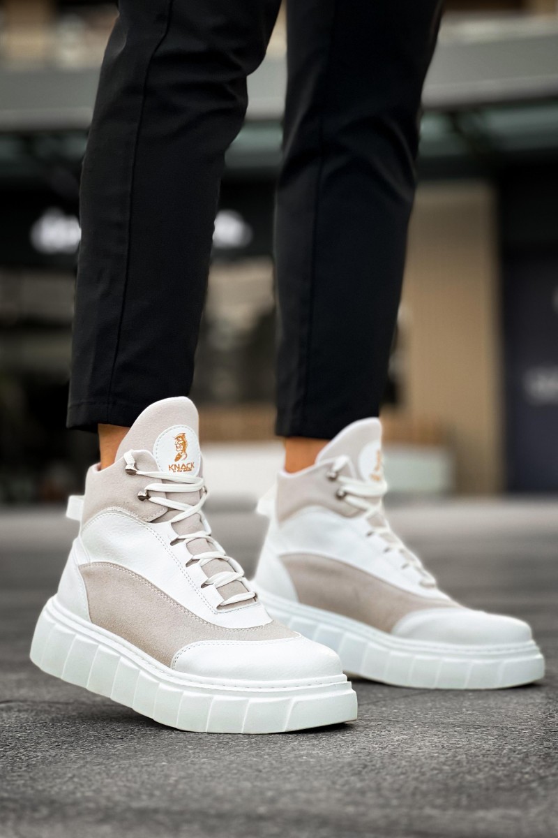 Erkek Spor Bot - Beyaz - 104