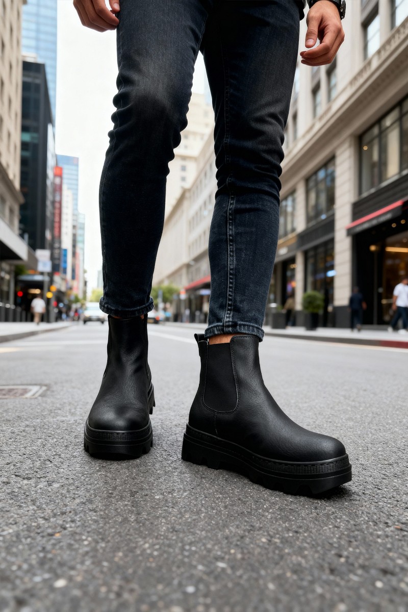 Erkek Bot - Siyah - 113