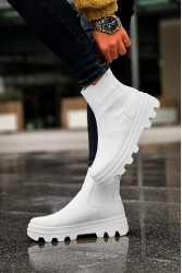 Mens Boots - White - 113