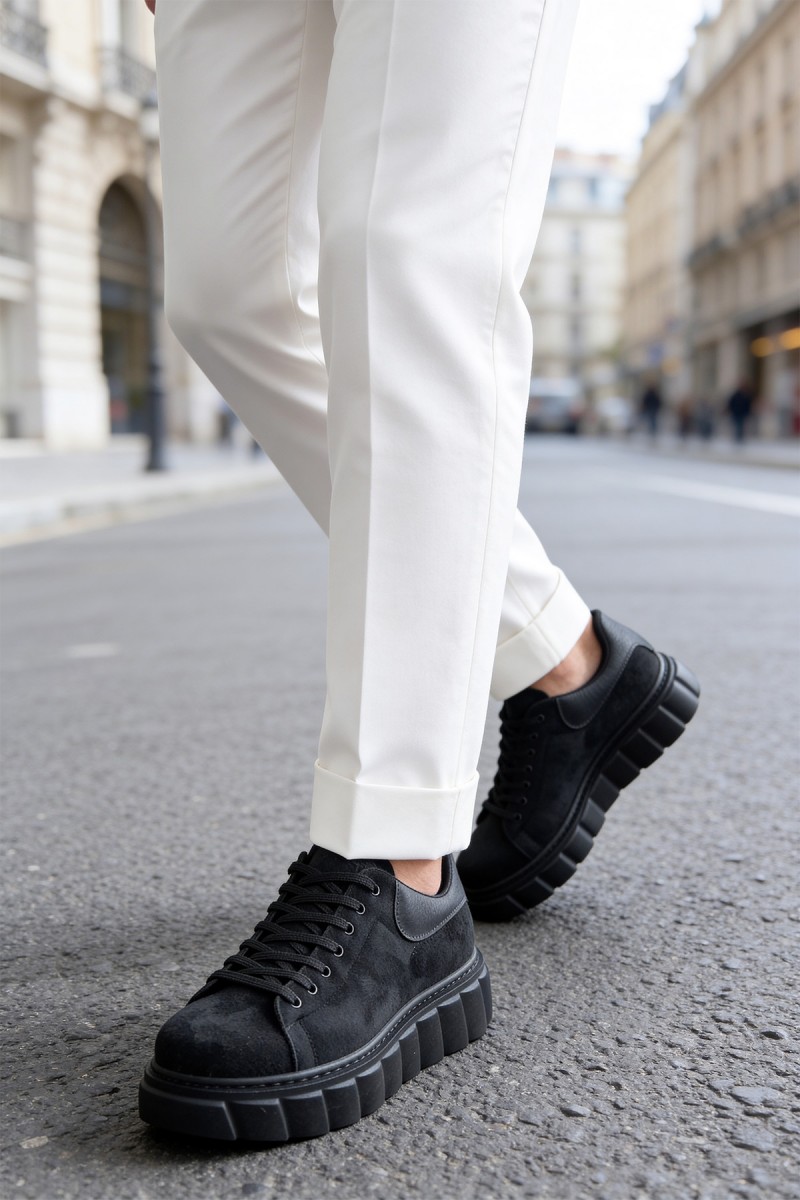 Erkek Sneaker - Siyah Süet - 144