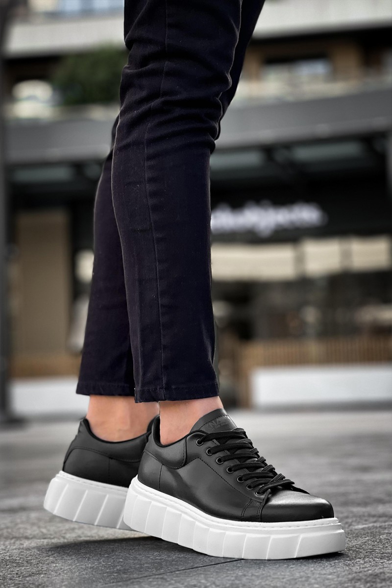 Erkek Sneaker - Siyah Beyaz - 144