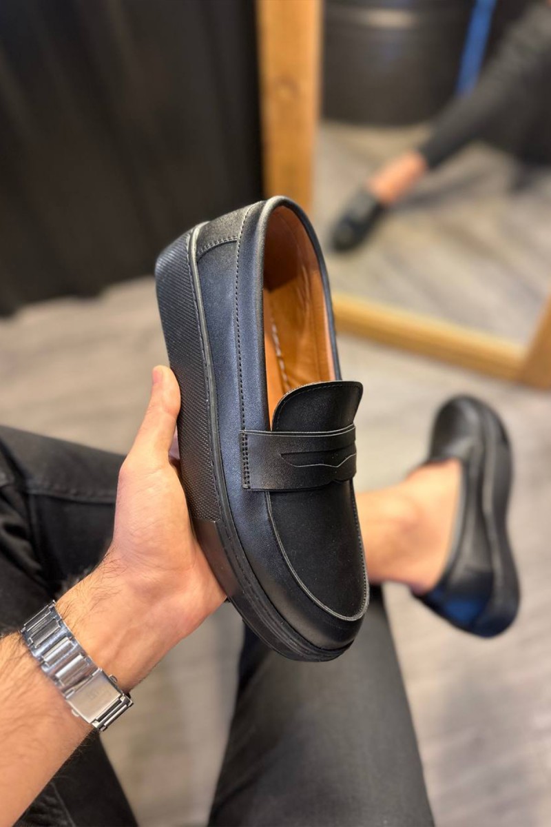 Erkek Mokasen - Siyah - 400