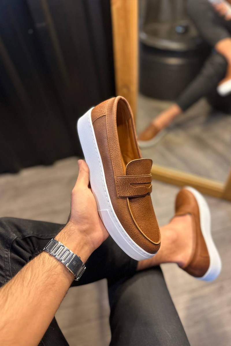 Mens Loafer - Tan - 400