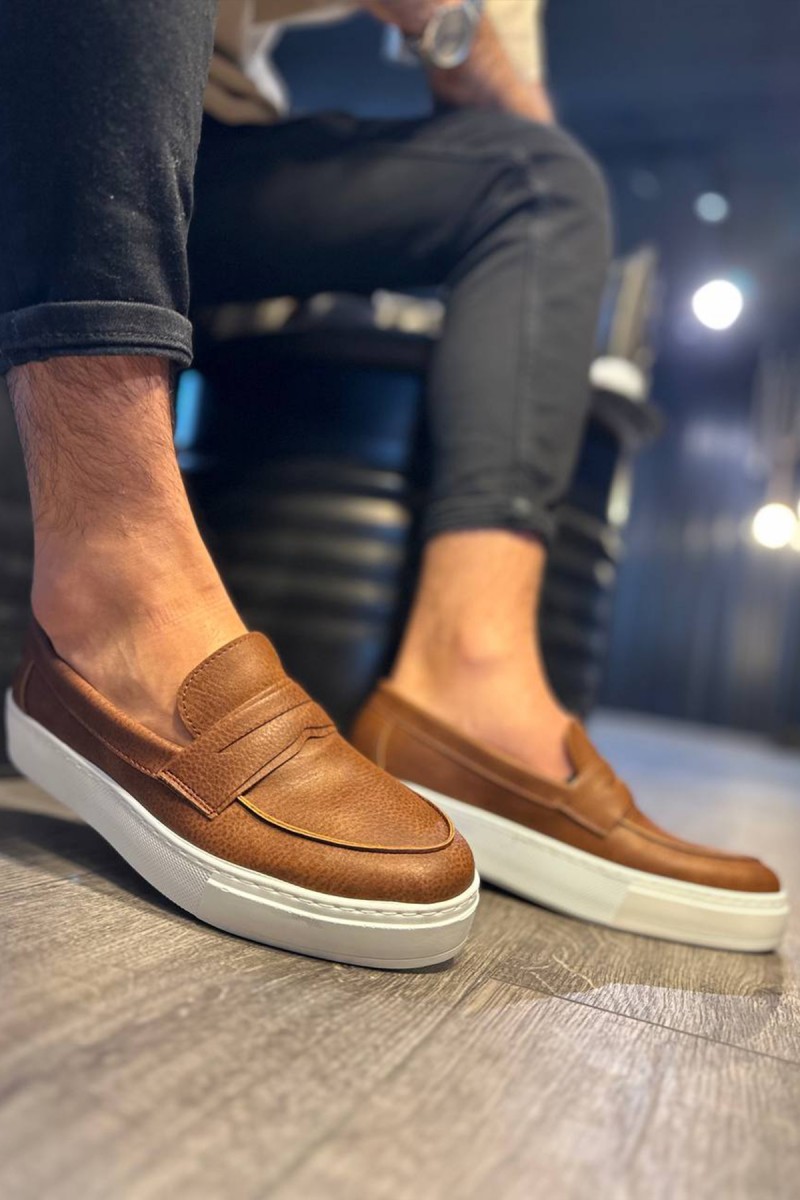 Mens Loafer - Tan - 400