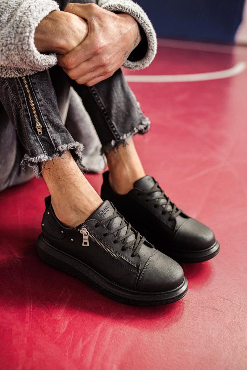 Erkek Sneaker - Siyah - 555