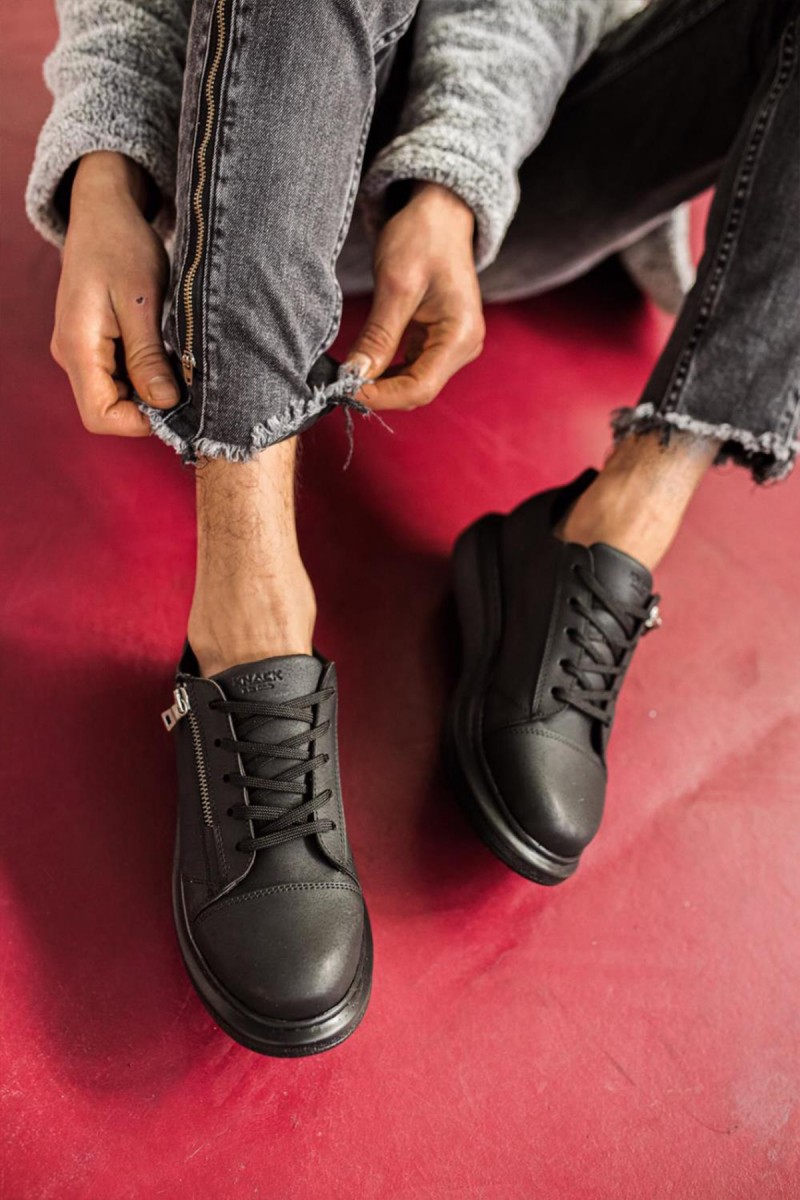 Erkek Sneaker - Siyah - 555