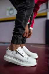 Erkek Sneaker - Beyaz - 555