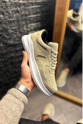 Erkek Sneaker - Bej Süet - 707