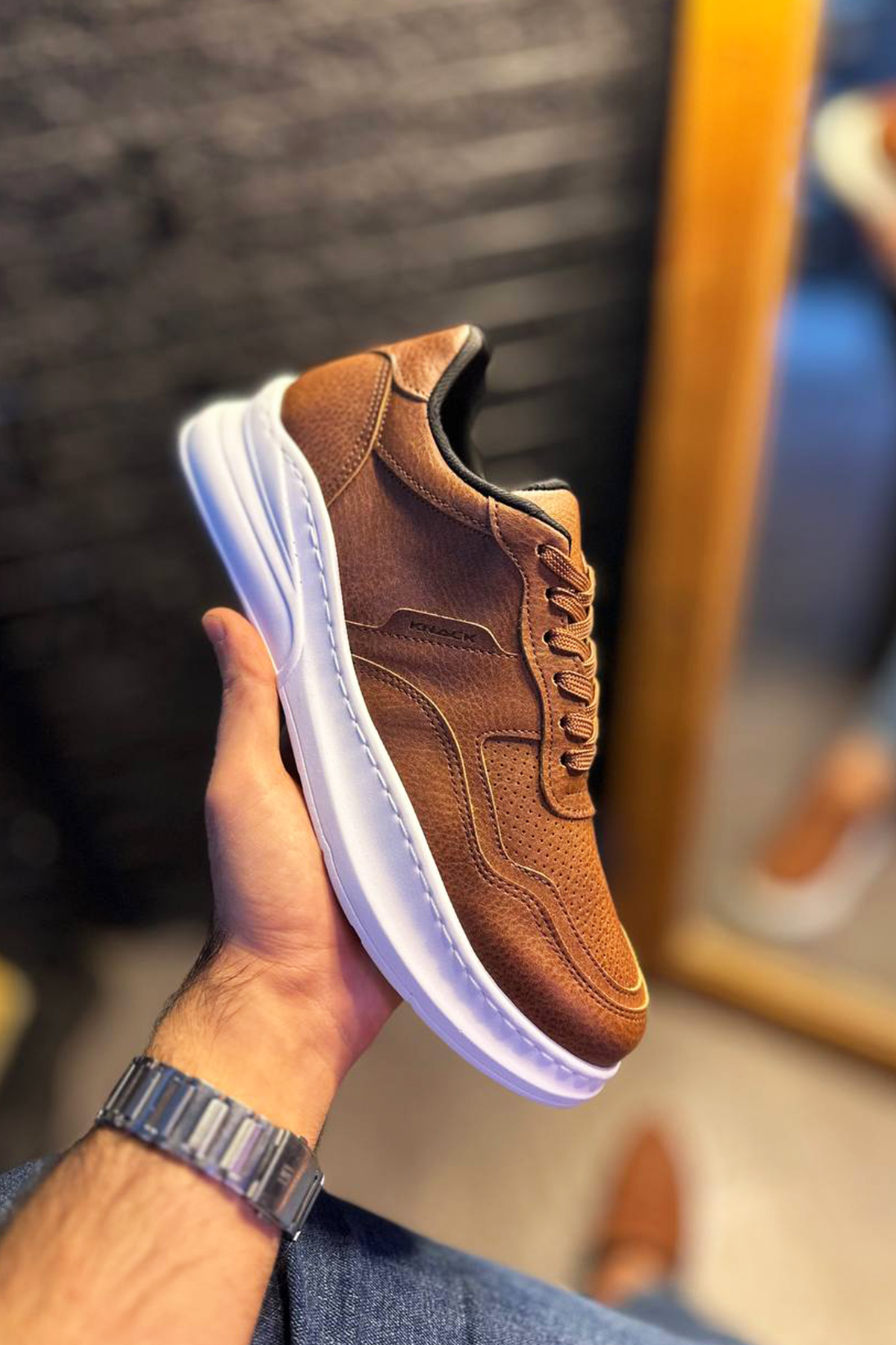 Erkek Sneaker - Taba - 707