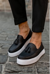 Erkek Sneaker - Siyah Beyaz - 717