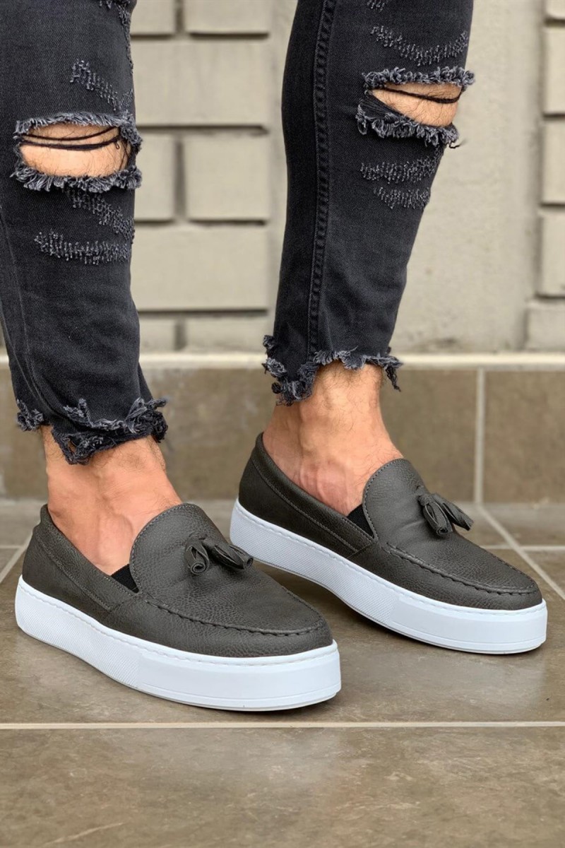 Erkek Sneaker - Gri - 717