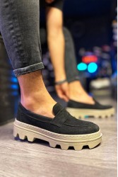 Erkek Makosen - Siyah Süet - 779