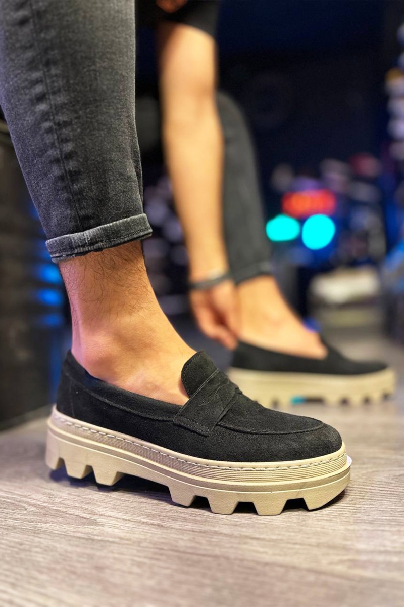 Erkek Makosen - Siyah Süet - 779