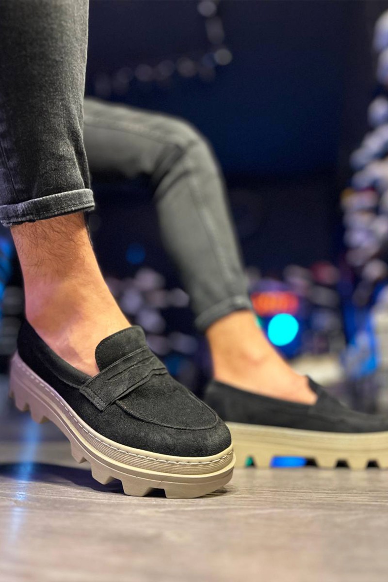 Erkek Makosen - Siyah Süet - 779