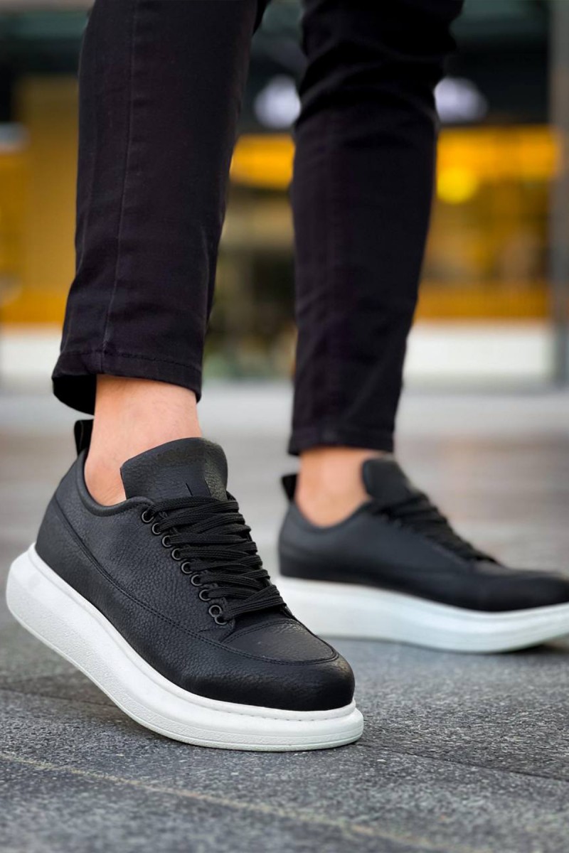 Erkek Sneaker - Siyah Beyaz - 814
